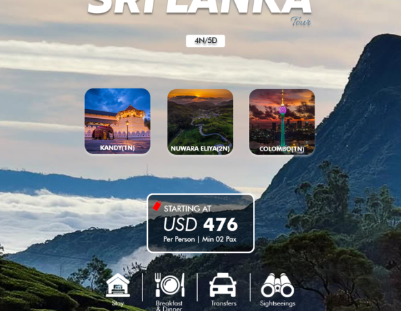 4 Nights 5 Days - Hill Country Sri Lanka Package