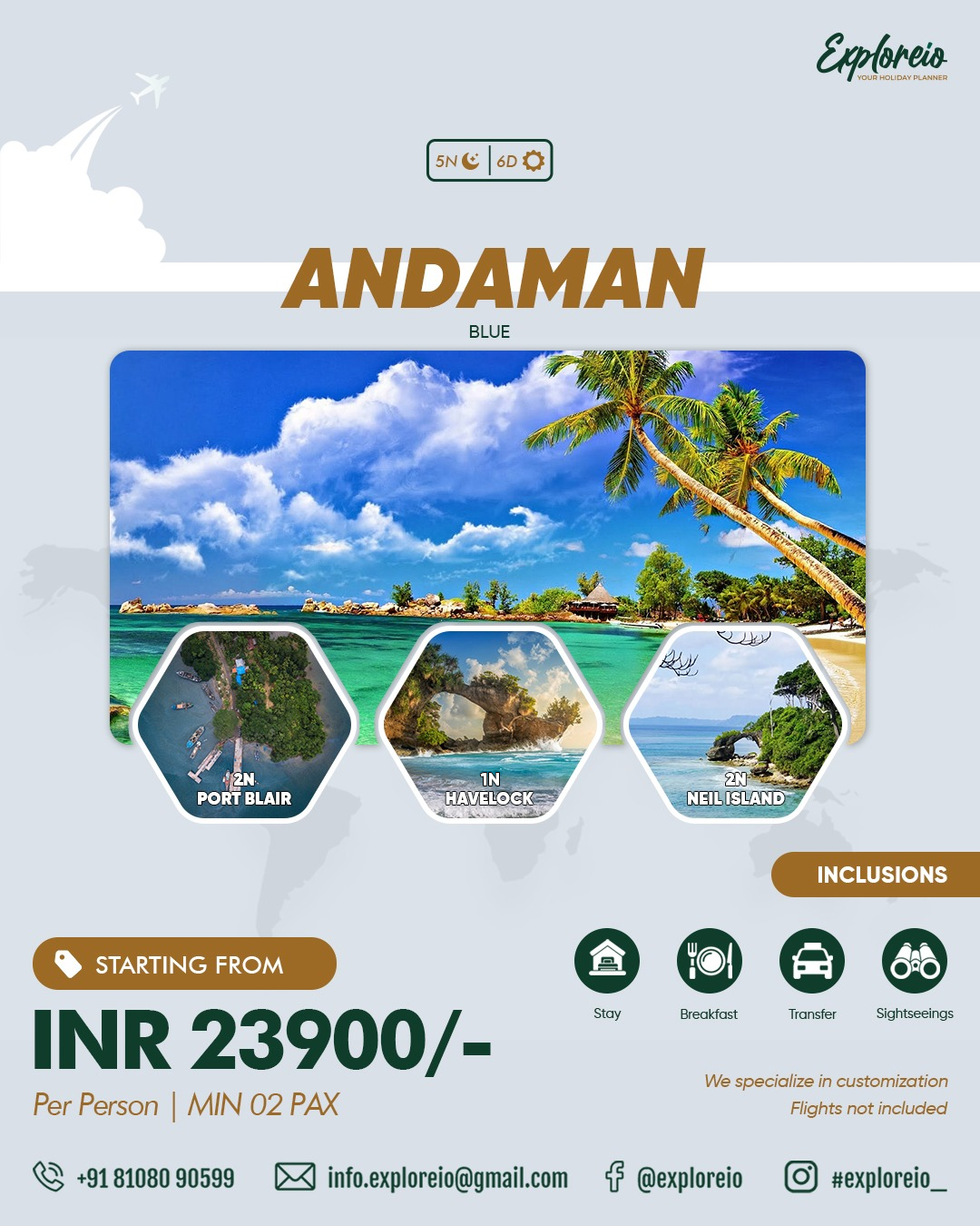 Andaman Package for 5 Nights / 6 Days