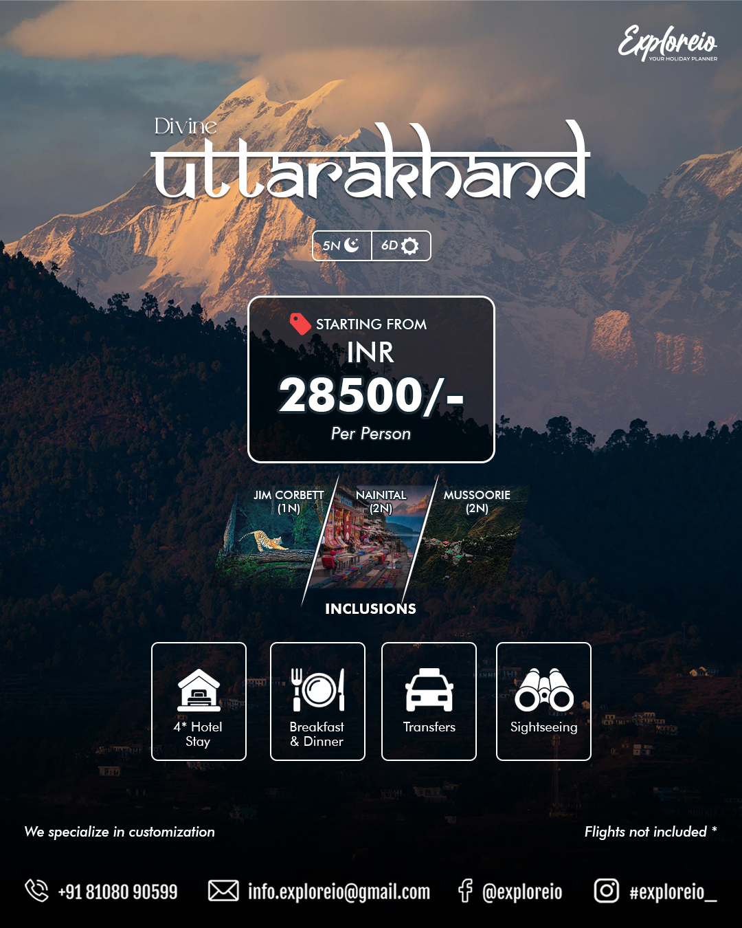 Divine Uttarakhand Package - 5 Nights / 6 Days