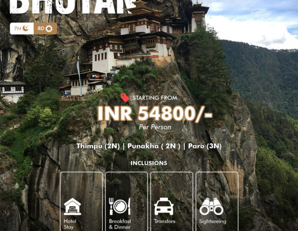 MAGICAL BHUTAN PACKAGE OF 7 NIGHTS / 8 DAYS