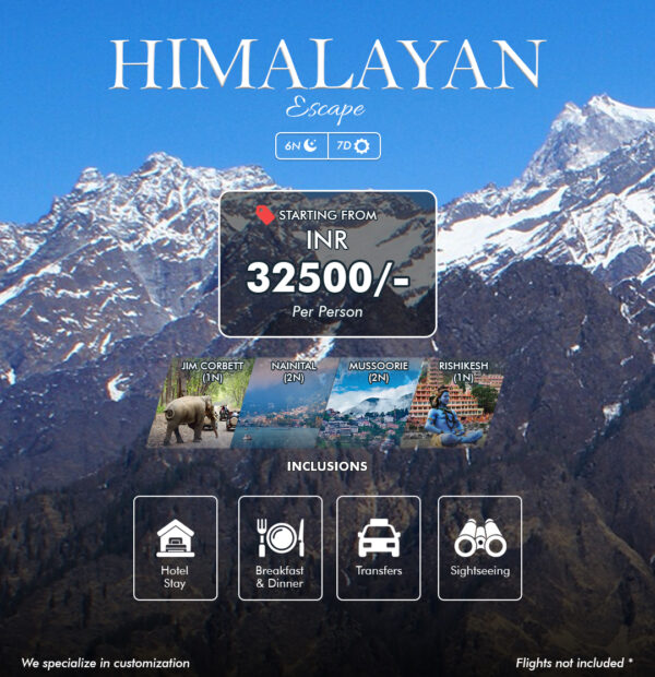 Discover the Himalayas  - 6 Nights / 7 Days