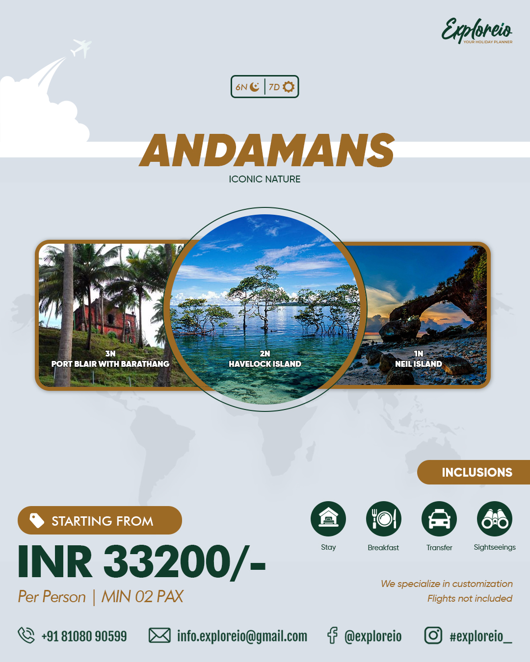 Andaman Nicobar Package for 6 Nights / 7 Days