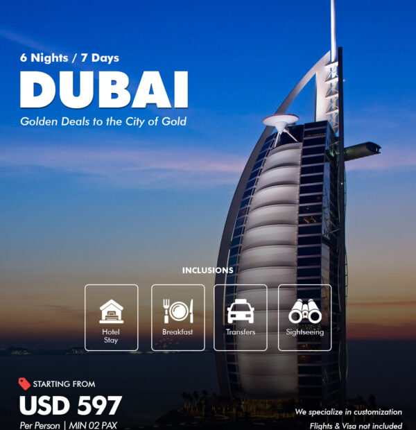 Dubai Package for 6 Nights / 7 Days