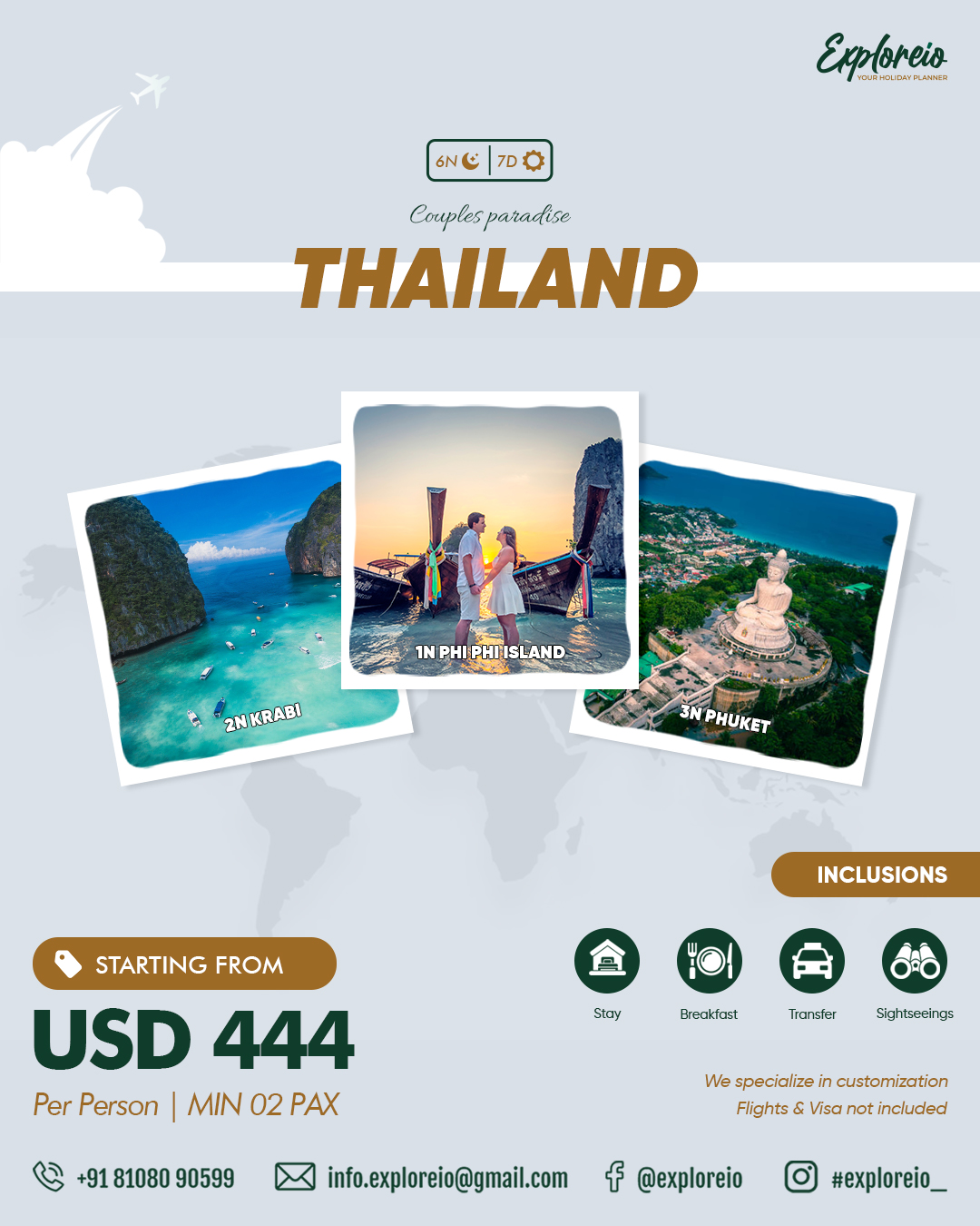 Thailand Honeymoon Package - 6 Nights / 7 Days