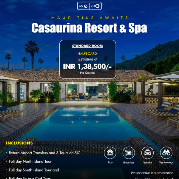 Mauritius 6N/7D Casuarina Resort & Spa Package
