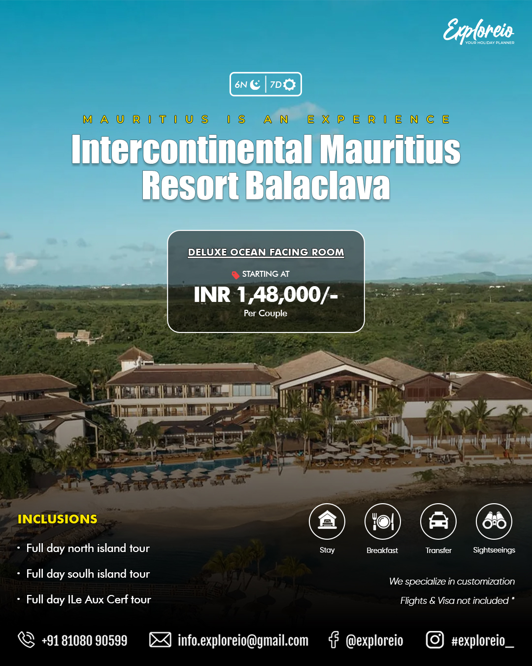 Luxury Mauritius Honeymoon Package